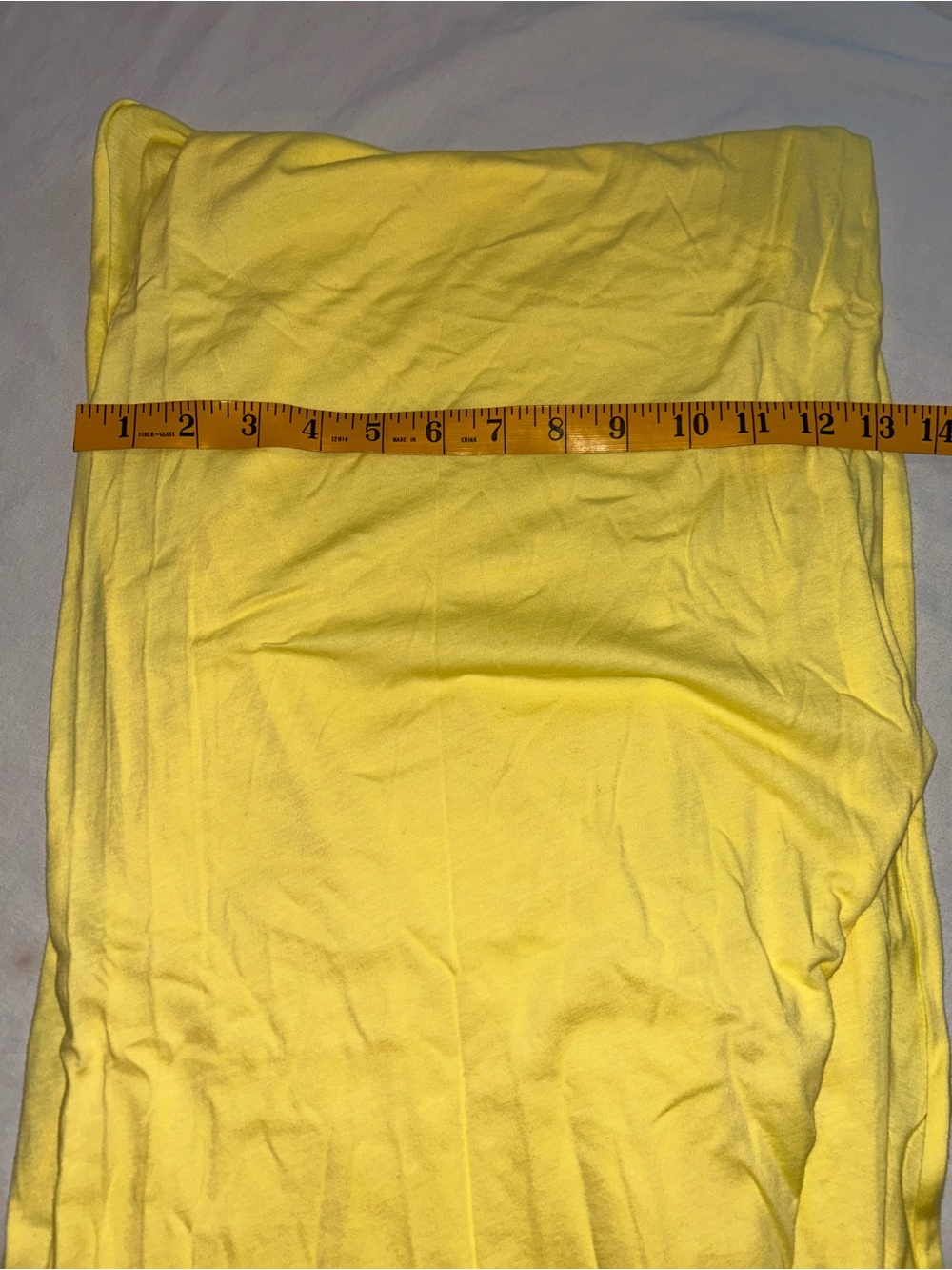 New American Apparel Bright Yellow Lightweight Cotton Knit Scarf